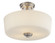 Lamina Three Light Semi Flush Mount in Brushed Nickel (224|226SF)