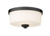 Arlington Two Light Flush Mount in Matte Black (224|220F2MB)