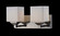 Quube Two Light Vanity in Chrome (224|21052V)