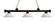 Riviera Three Light Billiard in Bronze (224|2003BRZWM16)