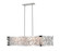 Opal Six Light Linear Chandelier in Chrome (224|19545CH)