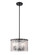 Glacier Three Light Pendant in Matte Black (224|1943P12MB)