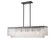 Glacier Five Light Linear Chandelier in Matte Black (224|194342LMB)