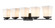 Darcy Five Light Vanity in Matte Black (224|19395VMB)