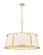 Lenyx Pendant Eight Light Chandelier in Rubbed Brass (224|193532RB)
