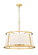 Lenyx Pendant Six Light Chandelier in Rubbed Brass (224|193526RB)