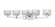 Rubicon Five Light Vanity in Chrome (224|19275VCH)