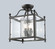 Fairview Three Light Semi Flush Mount in Bronze (224|1773SFM)