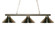 Sharp Shooter Three Light Billiard in Brushed Nickel (224|1553BNMBN)
