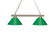Sharp Shooter Two Light Billiard in Polished Brass (224|1552PBPGR)