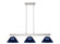 Cobalt Three Light Billiard in Brushed Nickel (224|152BNARDB)