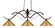 Phoenix Three Light Billiard in Bronze (224|126BRZMSG)