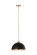 Landry One Light Pendant in Matte Black / Brushed Nickel (224|1004P14MBBN)