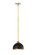 Landry One Light Pendant in Matte Black + Rubbed Brass (224|1004P10MBRB)