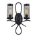 Kenosha Two Light Wall Sconce in Rustic Black (360|WS700132RCBK)
