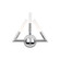 Matrix Three Light Wall Sconce in Chrome (360|WS700113CH)