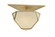 Moonbow Three Light Semi Flush Mount in Aged Brass (360|SF500103AGB)