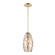Helios One Light Mini Pendant in Matte Gold (360|MP400241SG)