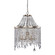 Palais Six Light Mini Chandelier in Silver Leaf w/Antique Gold (360|MC200106SLAGV)
