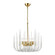 Astoria Eight Light Chandelier in Posh Brass (360|CD104098PB)