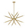 Mandelorian 12 Light Chandelier in Aged Brass (360|CD1039012AGB)