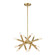 Mandelorian 12 Light Chandelier in Aged Brass (360|CD1038612AGB)