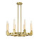 Placid Eight Light Chandelier in Aged Brass (360|CD103598AGB)