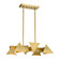 Avante Six Light Chandelier in Aged Brass (360|CD103386AGB)