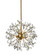 Adelle Eight Light Chandelier in Aged Brass (360|CD103368AGB)