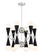 Crosby 12 Light Chandelier in Polished Nickel (360|CD1022012PNMBK)