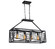 Plexus Four Light Chandelier in Rustic Iron (360|CD101944RI)