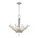 Gamma Six Light Chandelier in Silver Leaf (360|CD101476SL)