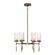 Triticus Six Light Chandelier in Antique Brass (360|CD101166AB)