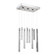Norwood LED Chandelier in Chrome (360|CD10107LEDCHD)