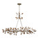 Misthaven Five Light Chandelier in Silver Leaf w/Antique Gold (360|CD101025SLAGPCC)