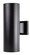 Cylinder One Light Wall Mount in Black (301|S65WLR12CBK)