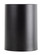 Cylinder One Light Ceiling Mount in Black (301|S64FMLR12CBK)