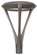 Contemporary One Light Post Mount in Bronze (301|C42TCL40WBZ)