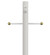 Outdoor Direct Burial Lamp Post in White (301|293CWH)