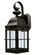 LED New Town One Light Post Mount in Black (301|241VCLR12WBK)