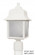 New Town One Light Post Mount in White (301|240TRWH)
