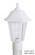 Brentwood One Light Post Mount in White (301|230TCWH)