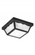 Townhouse One Light Ceiling Mount in Black (301|157FMBK)