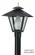 LED Colonial One Light Post Mount in Black (301|114LR12W)