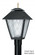 Colonial Hid One Light Post Mount in Black (301|110C70MH)