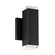 Block LED Wall Light in Black (34|WSW61808BK)
