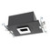 Volta LED Recessed Housing in Aluminum (34|R4SCL25EM)