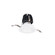 2In Fq Shallow LED Downlight Trim in Black (34|R2FRD1T935BK)