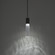 Sleek LED Pendant in Black (34|PDW63114BK)