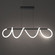 Tightrope LED Pendant in Black (34|PD35246BK)